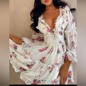 Fashion Nova Always you and I Floral Mini Dress